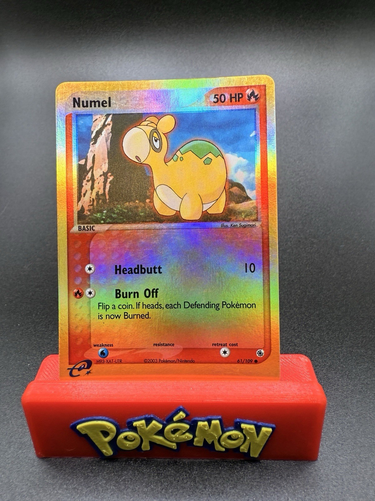 Numel 61/109 Ruby and Sapphire Reverse Holo NM Pokemon Card