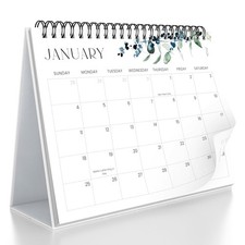 Aesthetic Desk Calendar 2025-2026   From June 2025 to December 2026   Beautiful