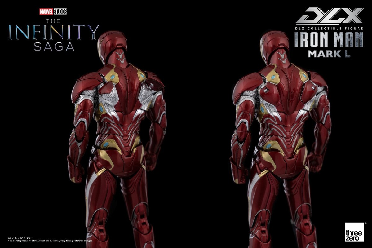 Threezero DLX Iron Man Mark 50 Infinity Saga 1/12 Figure for sale