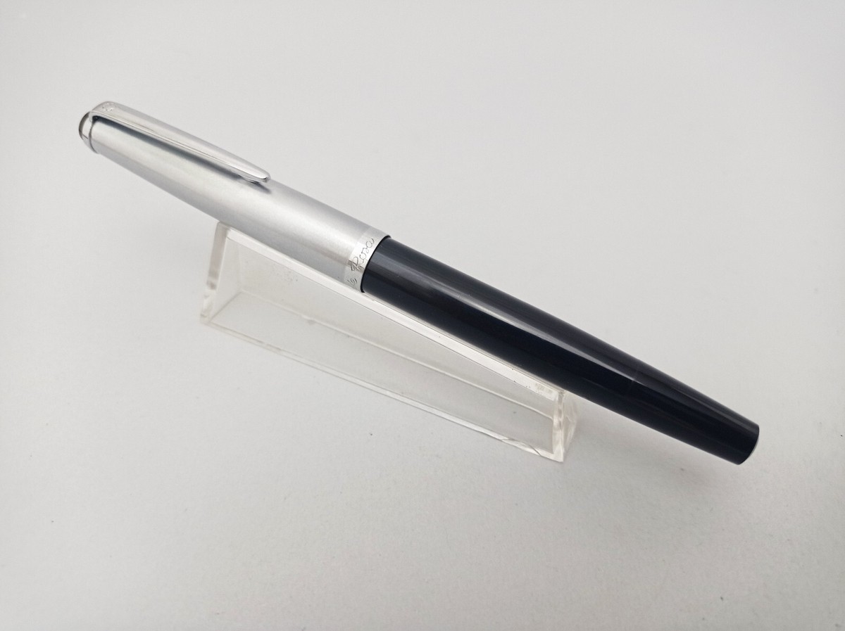 MONTBLANC MONTE ROSA 41S BLACK PISTON FOUNTAIN PEN GP EF NIB