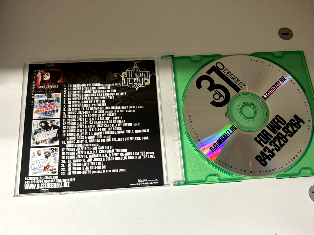 DJ 31 DEGREEZ WEEZY & JEEZY MIXTAPE CD LIL WAYNE YOUNG JEEZY | eBay