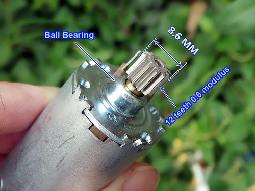 1pcs DC12V 7340rpm Large Torque Compensated Carbon Brush Motor for Auto Car Part - Picture 3 of 12