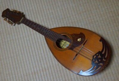 SUZUKI 鈴木バイオリン マンドリン No.60 1966年製 日本製 Mandolin Suzuki violin Japan vintage String Wood Instrument