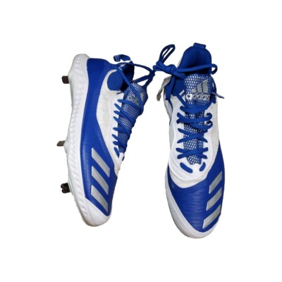 adidas Icon 5 Bounce Baseball Cleats Men's Size 13.5 Blue White NWT EE4129