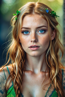 Fantasy Blonde Curvy Girl Model Photo Risque 4x6 Art Print A12013 | eBay