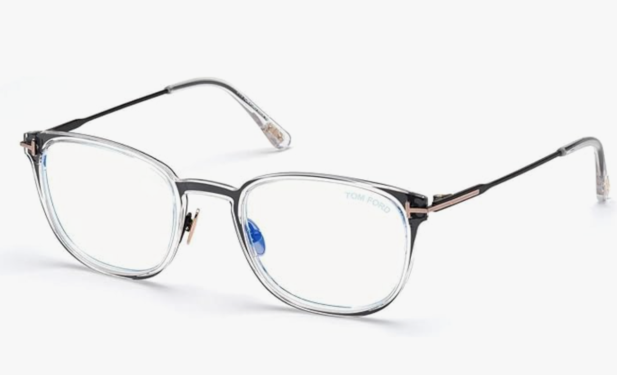 New TOM FORD Eyeglasses TF 5694-B 001 52-22 145 Black Titanium