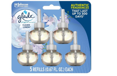 Air Freshener Plug In Scented Essential Oil Refill Fresh Clean Linen Eco Glade