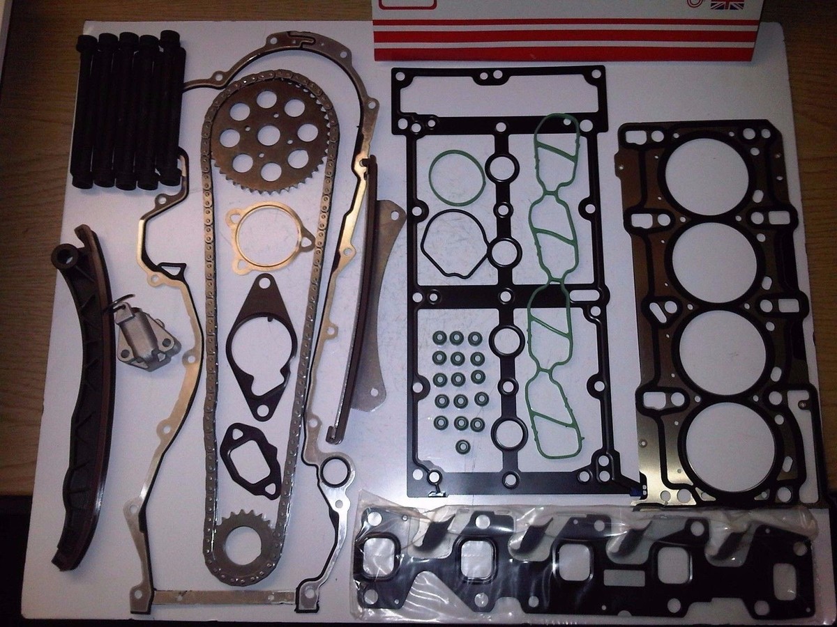 VAUXHALL MERIVA 03-10 1.3 CDTi 16v ENGINE HEAD GASKET SET BOLTS TIMING CHAIN KIT £129.99 - UK VAUXHALL MERIVA 03-10 1.3 CDTi 16v ENGINE HEAD GASKET SET BOLTS TIMING CHAIN KIT £129.99 - UK