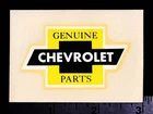 CHEVROLET Genuine Parts - Original Vintage 60’s Racing Water Slide Decal  3 inch
