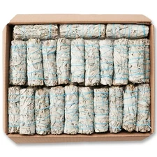 100 White Sage Smudge Stick Bundles - Sustainably Grown - Wholesale Bulk Sage