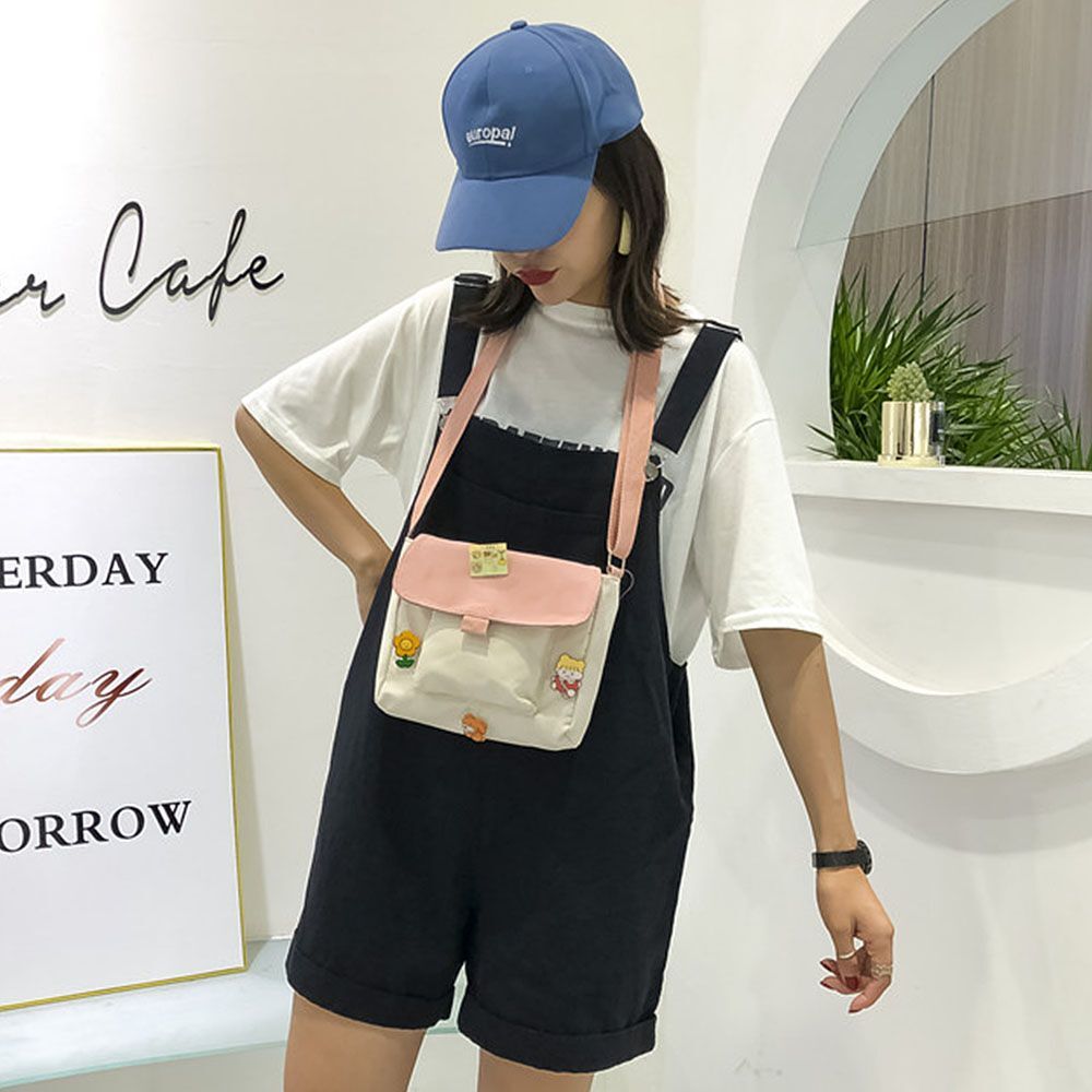 Japanese Messenger Bags Small Canvas Bag Harajuku Diagonal Bag Shoulder