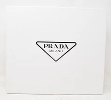 Prada Milano Empty Shoe Box Only 13.5 × 12 × 5 with Tissue Paper