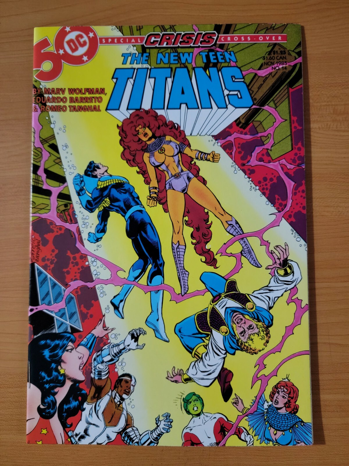 New Teen Titans #14 Direct Market Edition ~ NEAR MINT NM ~ 1985 DC ...