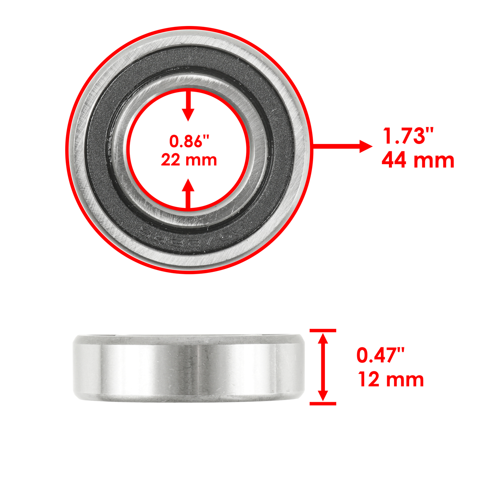 Front Hub Bearing & Seals Kit For Kawasaki Bayou 300 KLF300 (1988-1996) – Caltric