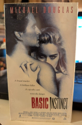 Basic Instinct VHS   Factory Sealed | Michael Douglas & Sharon Stone in Suspense