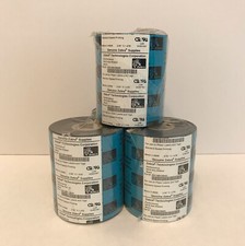 Zebra Wax Ribbons Thermal Transfer 05319BK08945 Genuine - 3.50" x 1476' 4 Rolls