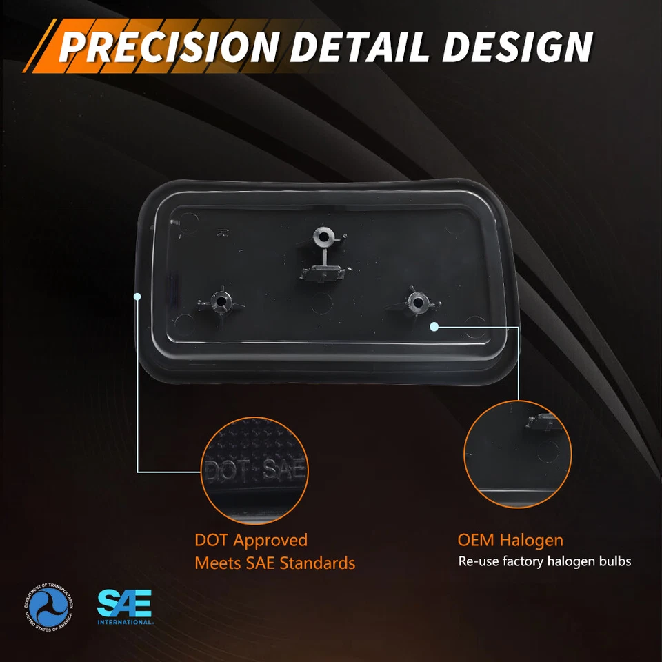 2X Luces reflectoras de parachoques trasero lente roja para Mitsubishi Montero Sport 1999-2004 Foto 4 de 4