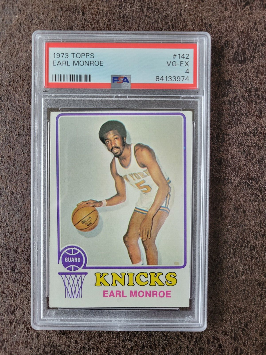 1973-74 Topps Basketball Earl Monroe #142 - PSA 4 - New York