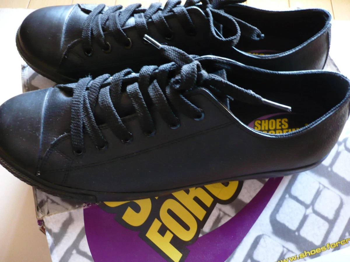 SHOES FOR CREWS BLACK WORK SHOES Slip and Oil Resistant BRAND NEW SIZE 13