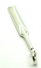 Kaedesigns Sterling Silver Solid Small Cricket Bat Pendant / Charm -Free post