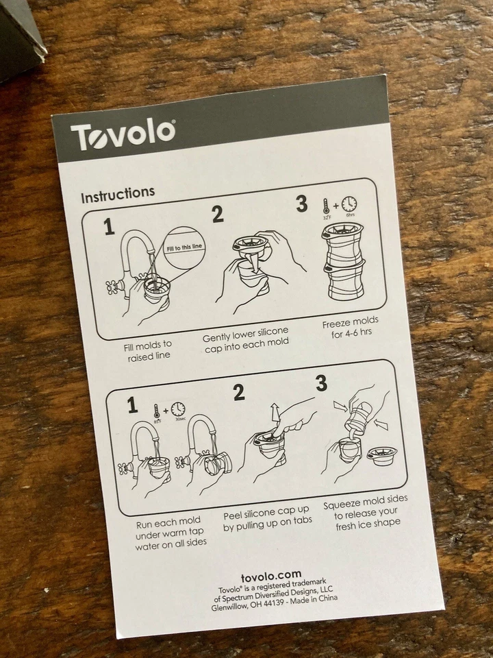 Tovolo 4-Pack Stackable Sports Slow Melt Ice Molds Set Football & Golf Ball - Image 4 of 4