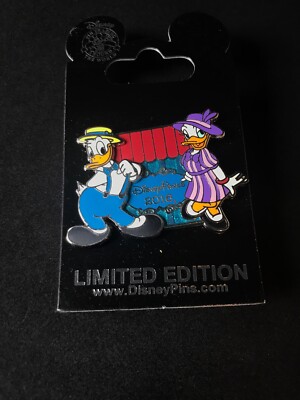 Disney Spring 2016 Pin Donald And Daisy Duck LE 4000