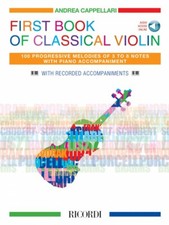 First Book of Classical Violin for Violin and Piano Book and Audio 050602021