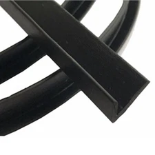 4M Car Side Window Glass Edge Seal Strip Weather Trim Rubber Decor Weatherstrips