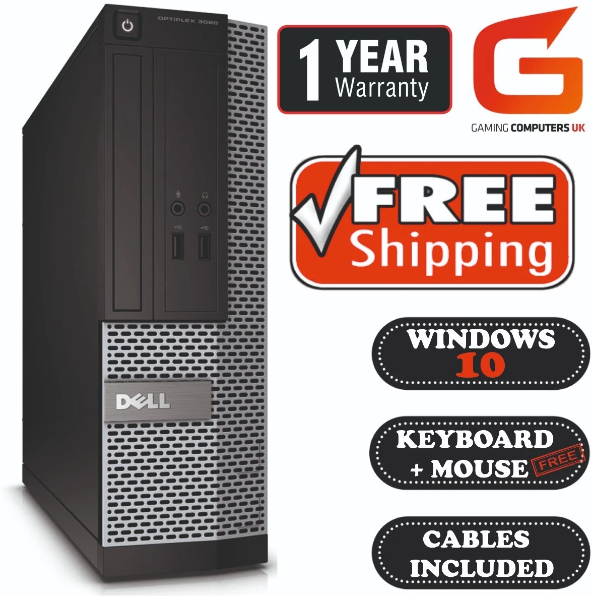 Dell OptiPlex SFF PC /Core i5 4th/ 16GB RAM 500GB HDD/ 120GB SSD