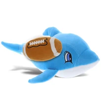 PLUSH FOOTBALL - BABY SOFT PLUSH - BLUE DOLPHIN