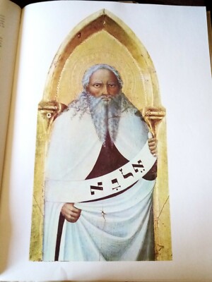 A6 Ephemera Exlibris Sassetta der Prophet Elia 