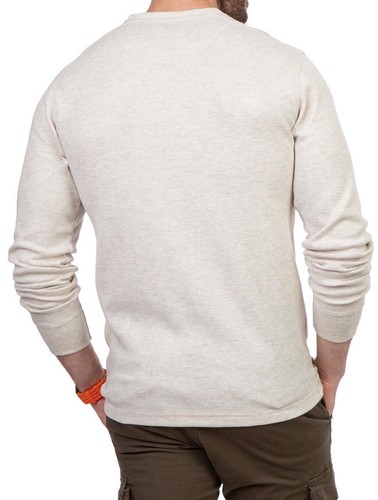 U.S. Polo Assn. Men's Long Sleeve Thermal T-Shirt Crew Neck Solid Top Gray XL - Picture 3 of 6