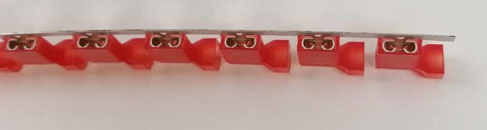 TE Connectivity 2-520856-2 22-18AWG Red FASTON Crimp Socket Pins 1700pcs NEW - Image 4 of 4