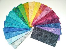 Batik Fabric,100% Cotton, 40 Colourways, FQ, HM, Meter. Quilting, Crafting. (C)
