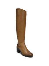 Franco Sarto Franco Kiana Wide Calf Tall Boot Shoes (Light Brown Leather), sz 6M