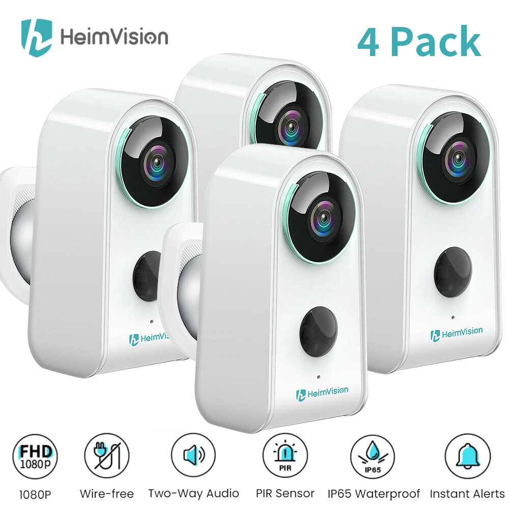 Heimvision 1080P Battery Powered Wireless WiFi Outdoor Home Security Camera PIR