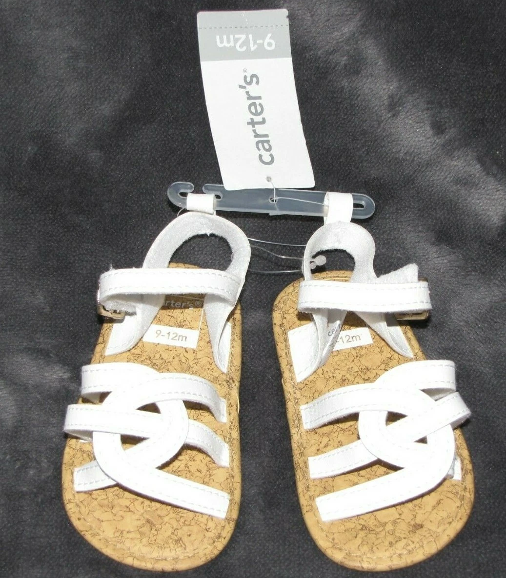 Carter's white best sale sandals