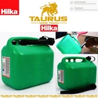 10L HILKA Green Plastic Fuel Can Flexible Nozzle Carry Handle Lock Spout Nut DIY
