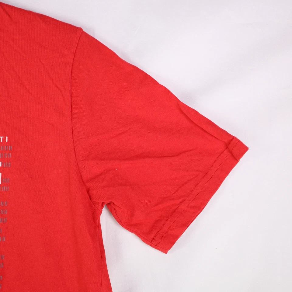 Cerruti Mens T-Shirt Size L Red Short Sleeve Crew Neck 100% Cotton - Image 4 of 4