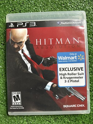 Hitman Absolution PS3 Sony PlayStation 3 Walmart Exclusive 2012 Complete