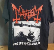 Mayhem Deathcrush Black Short Sleeve Cotton T-shirt Unisex S-5XL