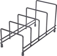 Image of Delfinware 2625BK Black Plate Storage Rack