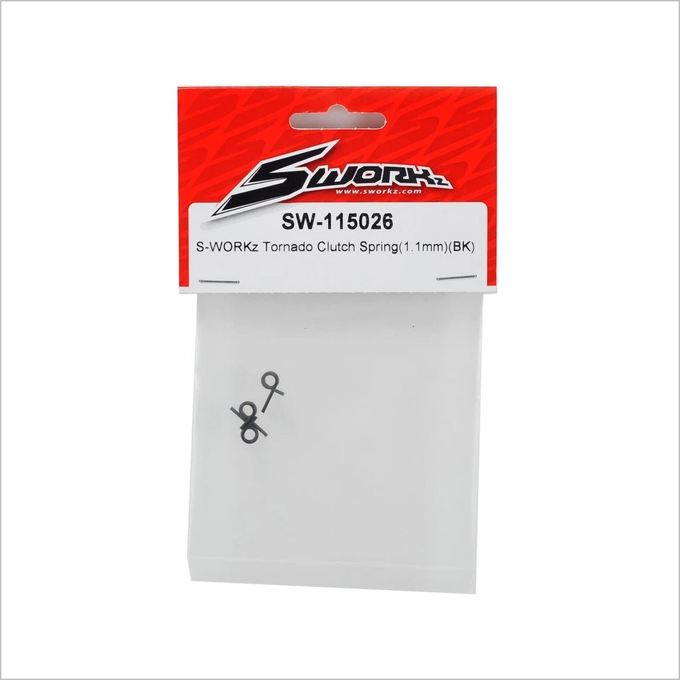 SWorkz Tornado Clutch Springs 1.1mm Black #SW-115026 (RC-WillPower) S350T Buggy - Image 2 of 2
