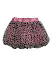 Kids Headquarters Pink Sparkly Skirt Girls Size 6 Glitter Polka Dots Barbiecore
