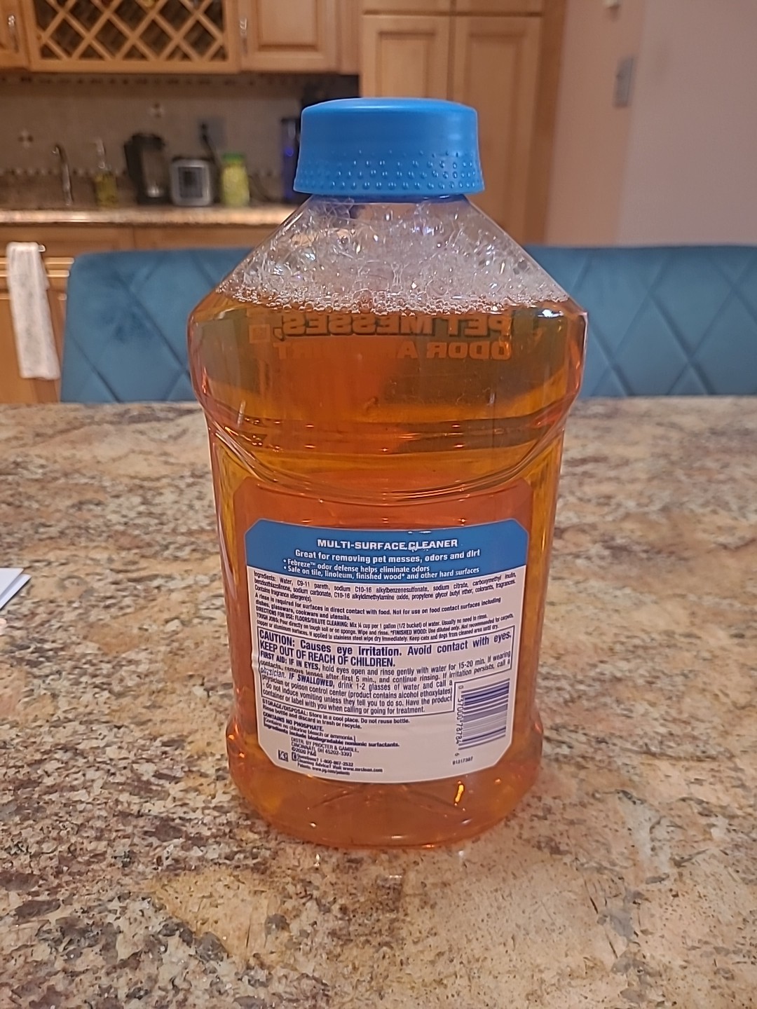 (1) Mr Clean Pet Multi Surface Cleaner Household with Febreze Odor and Dirt 45oz