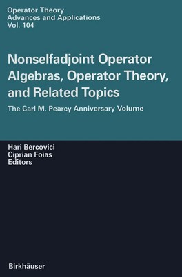 Nonselfadjoint Operator Algebras, Operator Theory, and Related Topics Buch xix