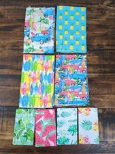 8 Fat Quarters, Beach/Summer theme Fabric, truck, surfboard, fruit