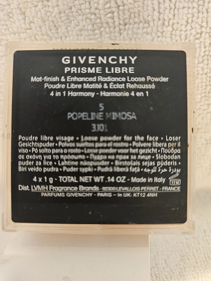 Givenchy Prisme Libre Loose Powder 5 Popeline Mimosa .14 oz (Original Formula) - Image 3 of 3