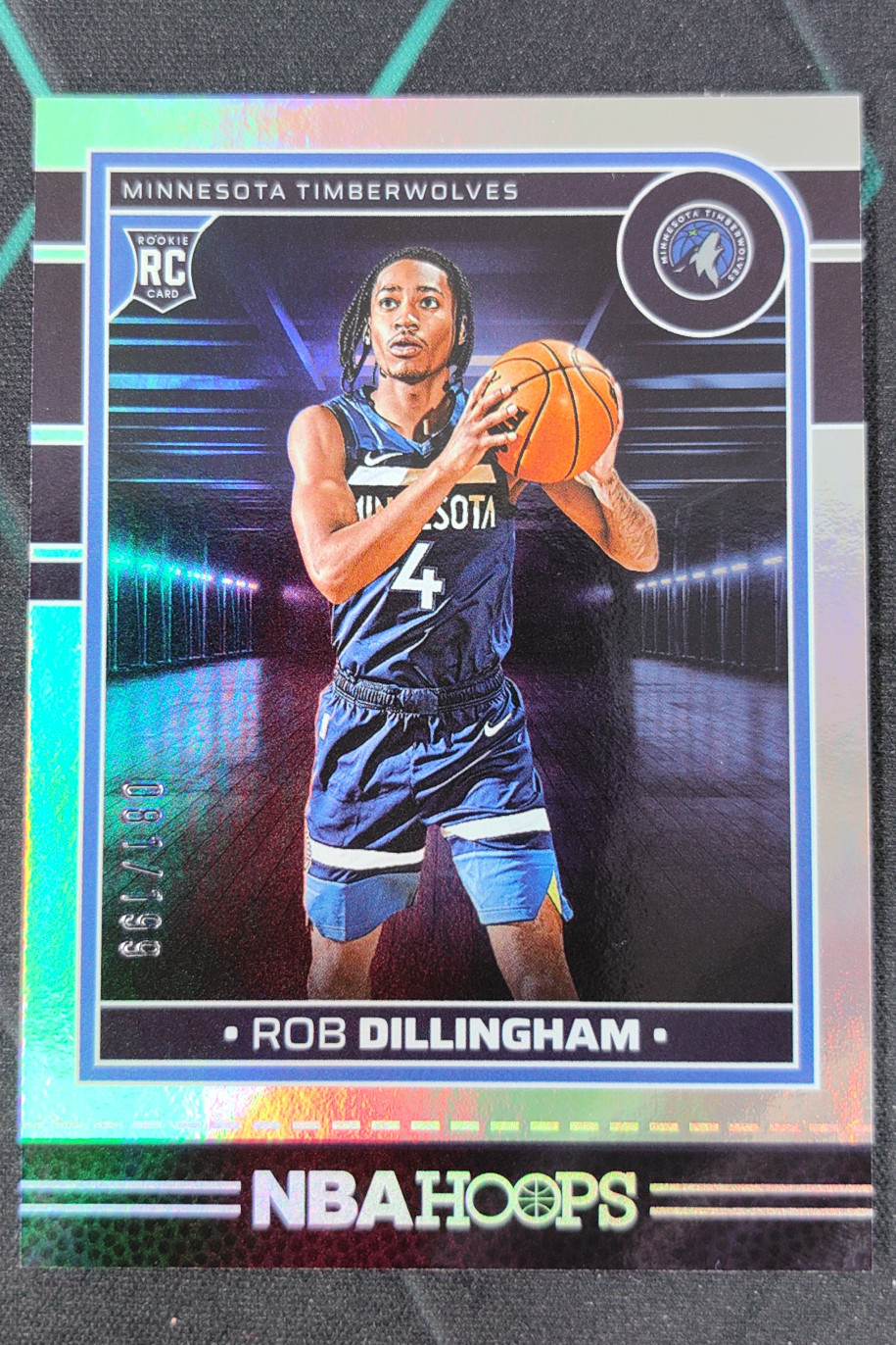 2024-25 Panini Hoops Rob Dillingham Silver Rookie RC /199 #238