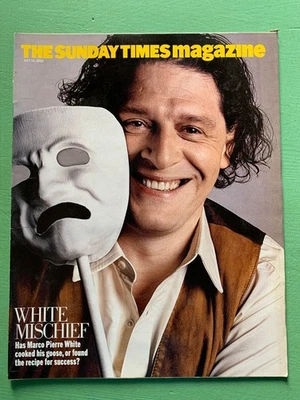 SUNDAY TIMES July-2002 MARCO PIERRE WHITE Anjelica Huston Paul Verhoeven Ja Rule - Image 1 of 2